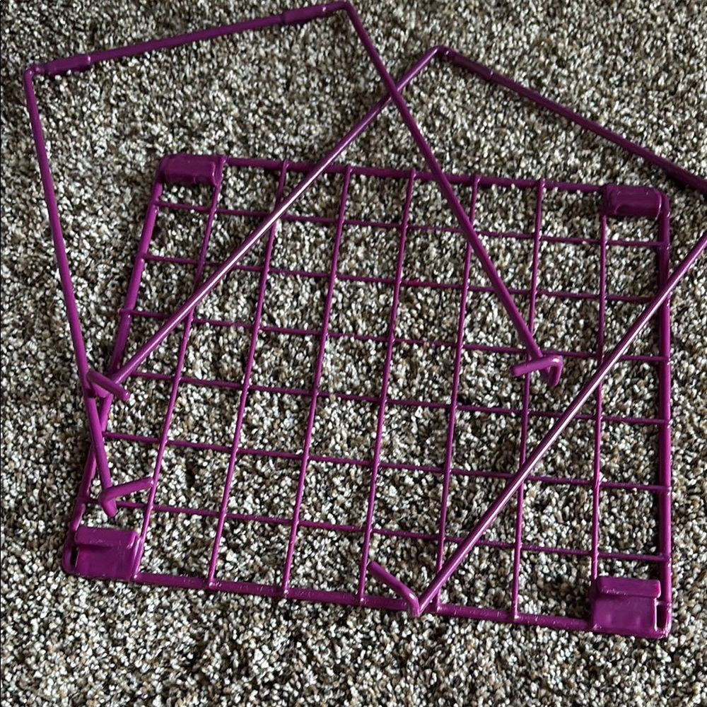 2 Colorful Wire Storage Baskets - Picture 9 of 10